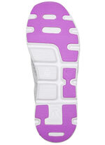 Rieker sneakers met elastische decoratieve vetersluiting GRIJS-ROZE