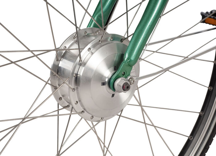 Tijdloze, elegante stads-e-bike met comfortabele eigenschappen 