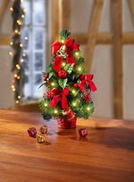 Verlichte dennenboom 