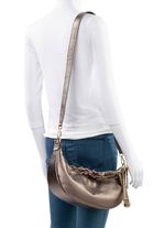 Laurina tas van generfd nappaleder BRONS