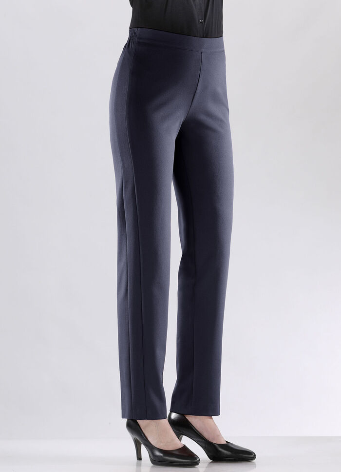 Broek met elastische tailleband aan de achterkant MARINE