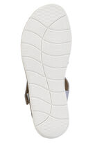 ELENA EDEN, modieuze damessandaal, breedte H, met uitneembaar voetbed BLAUW