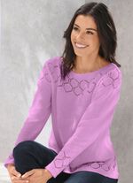 Trui gemaakt van duurzaam gerecycled katoen ROZENHOUT