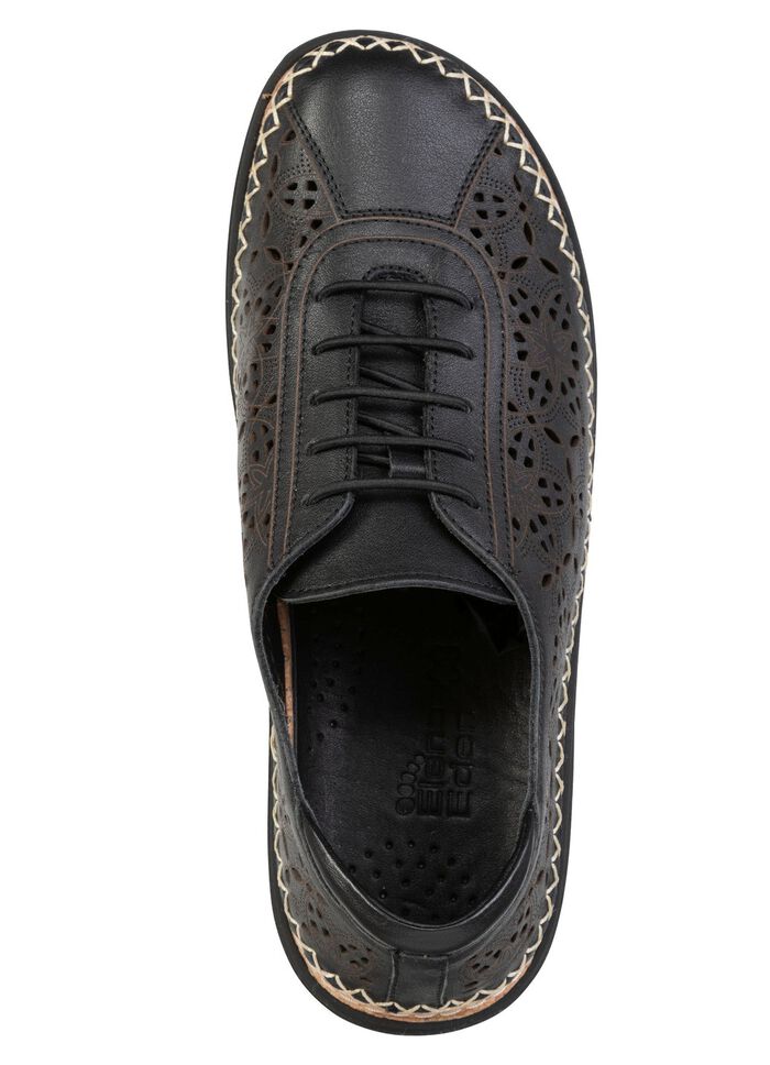 ELENA EDEN, zomerse dames veterschoen, breedte H, met uitneembaar voetbed 