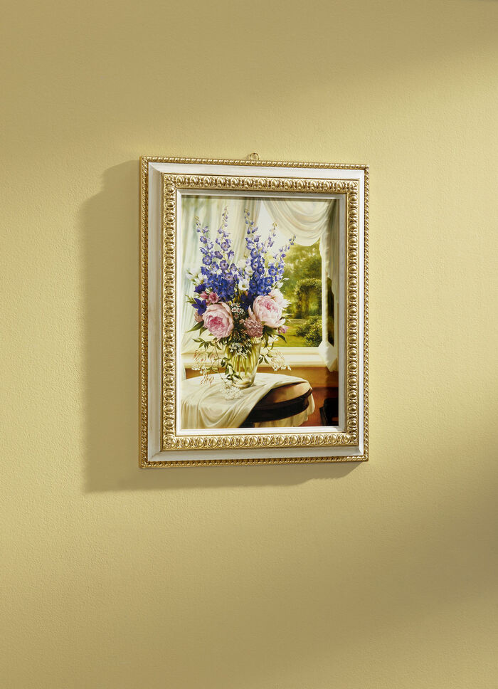 Foto op echt houten frame 