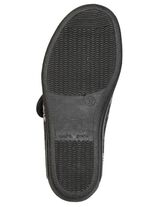 Warme damespantoffels, breedte H, met klittenbandsluiting 