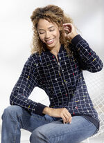 Blousejasje met geribd breisel 