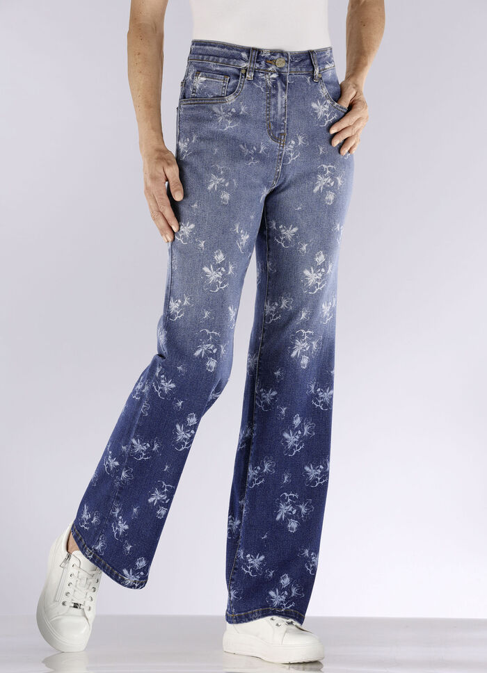 Jeans met een geweldig kleurverloop 