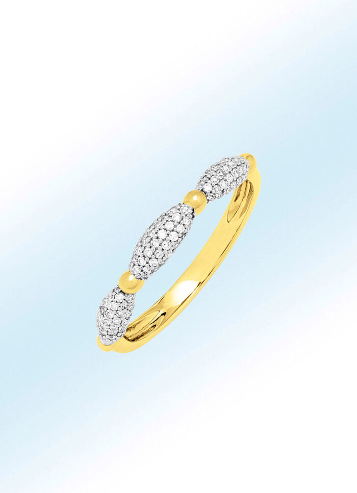 Damesring met diamanten 