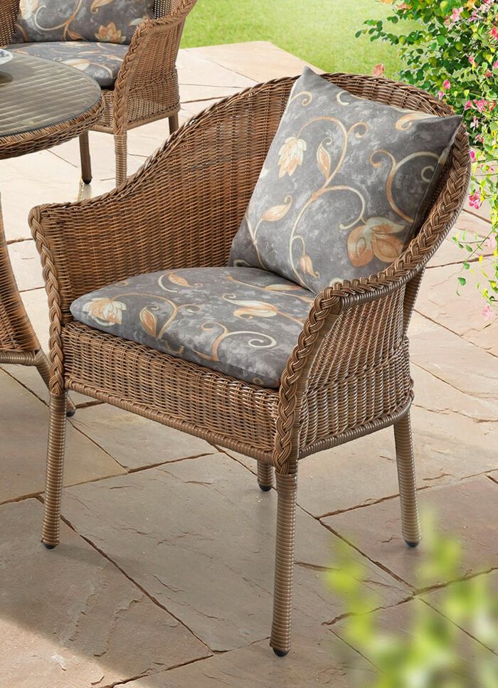 Zitkussen "Valetta", voor tuinmeubelen Bamberg, set van 2 