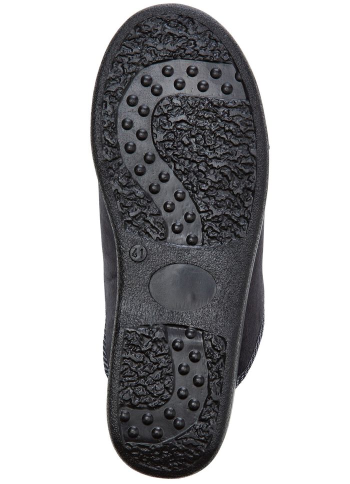 Tweepack klassieke herenpantoffels, breedte H, met elastische band 