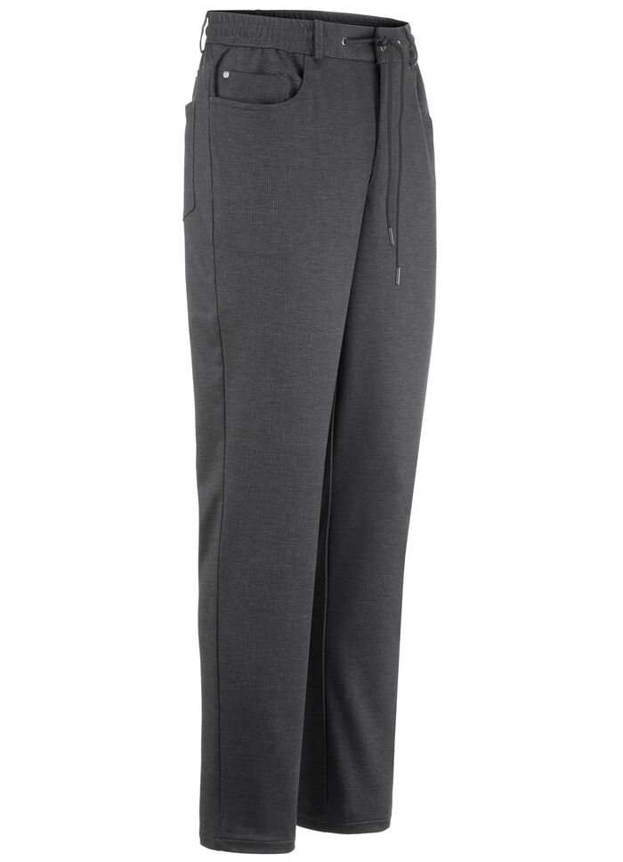 Superstretch broek ANTRACIET GEM&Ecirc;LEERD