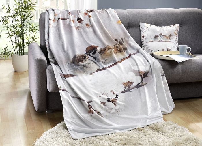 Digitaal bedrukte deken 