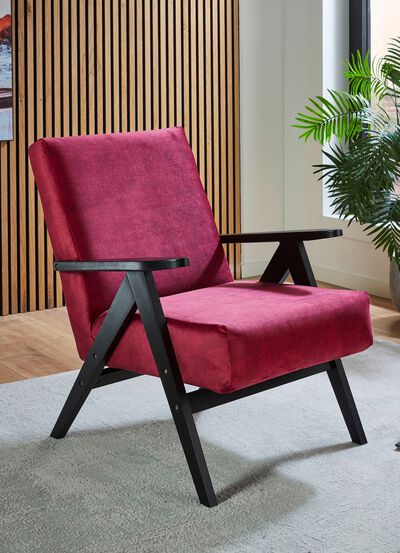 Fauteuil met comfortabele schuimvulling 