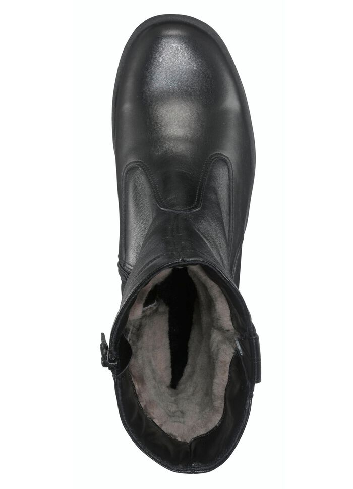 ELENA EDEN, gevoerde dameslaarzen, winterschoenen, breedte H, met lamsvacht 