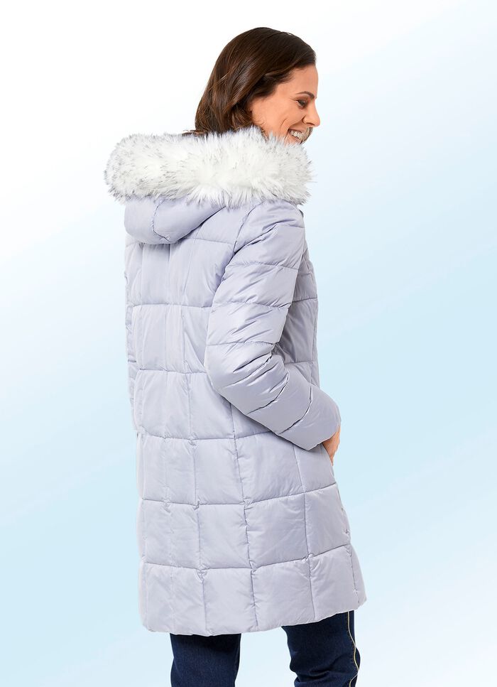 Korte jas met afneembare capuchon 