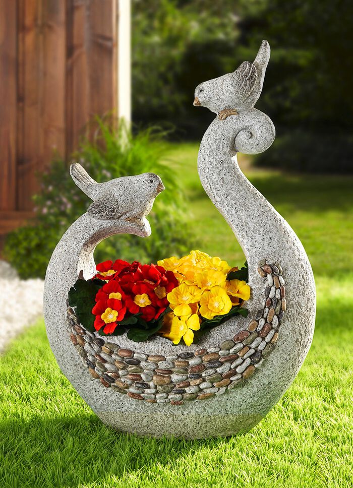 Plantenbak van weerbestendig kunststeen 