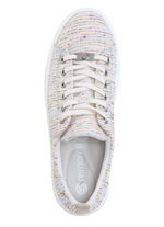 Remonte sneakers gemaakt van effectief gestructureerd textielmateriaal WIT-MULTICOLOR