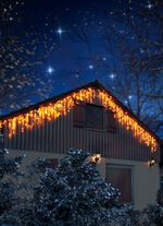 LED-lichtgordijn sterrendouche gemaakt van PVC 