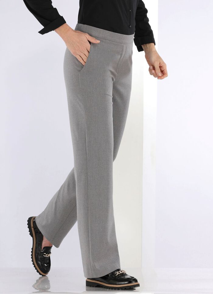 Broek in een modieuze wijdte 