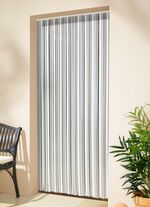 Strokengordijn met 34 stroken GRIJS-WIT