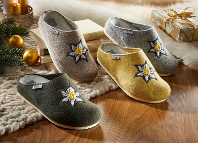 Slippers met anatomisch gevormd voetbed 