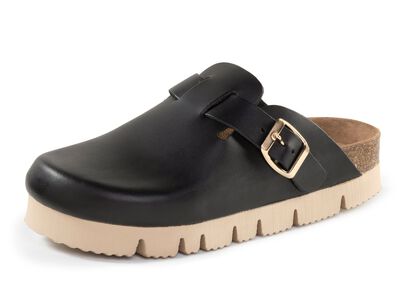 ELENA EDEN, klassieke damesklompen, breedte H, met klittenbandsluiting 