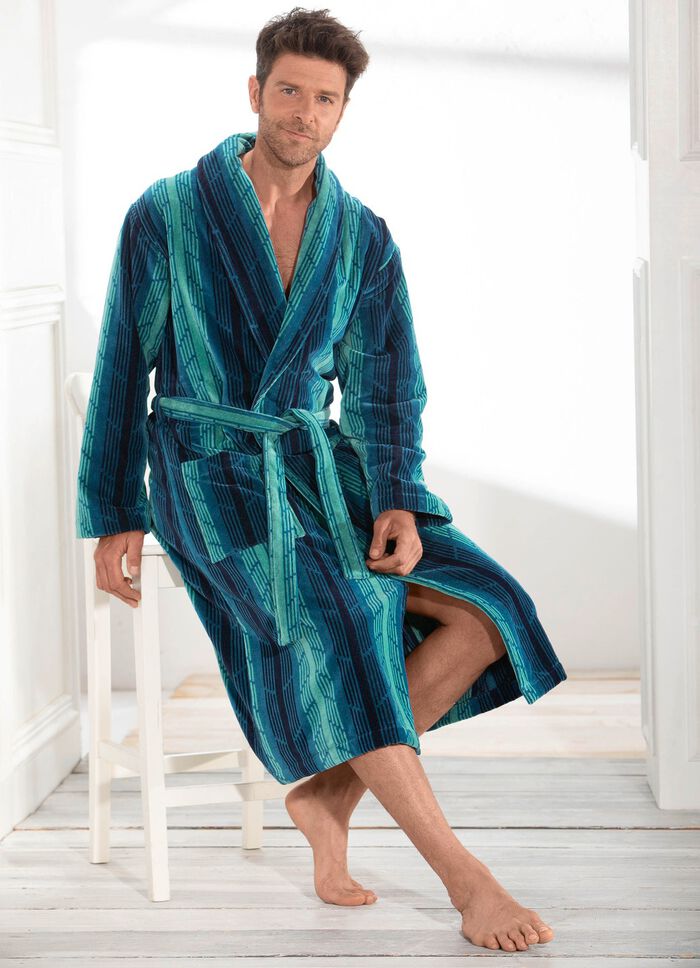 Badjas met sjaalkraag 