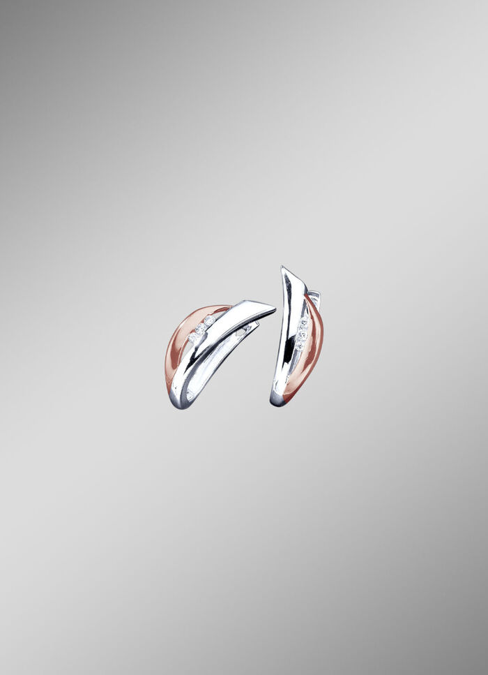 Clipcreolen met synth. Zirkonia 