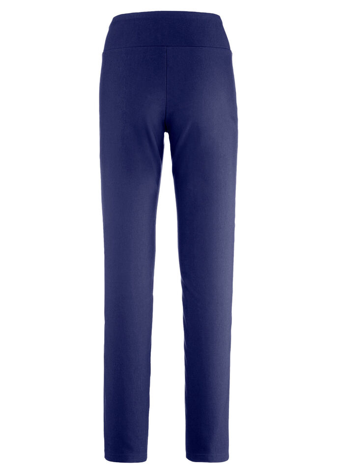 Broek met aangenaam warme voering MARINE