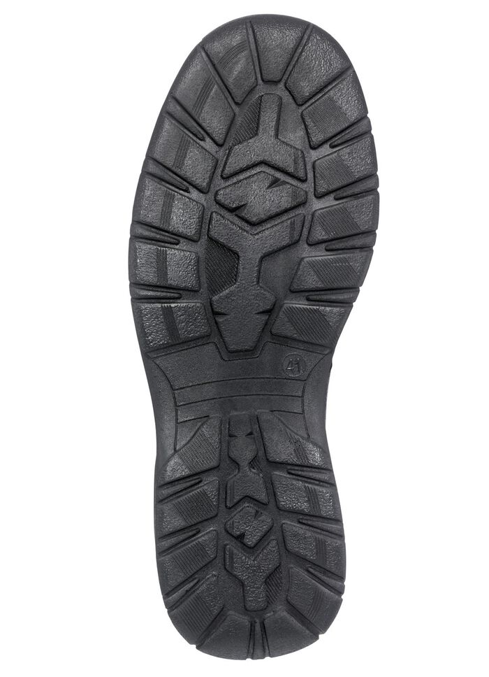 Weerbestendige veterschoen met uitneembaar voetbed ZWART