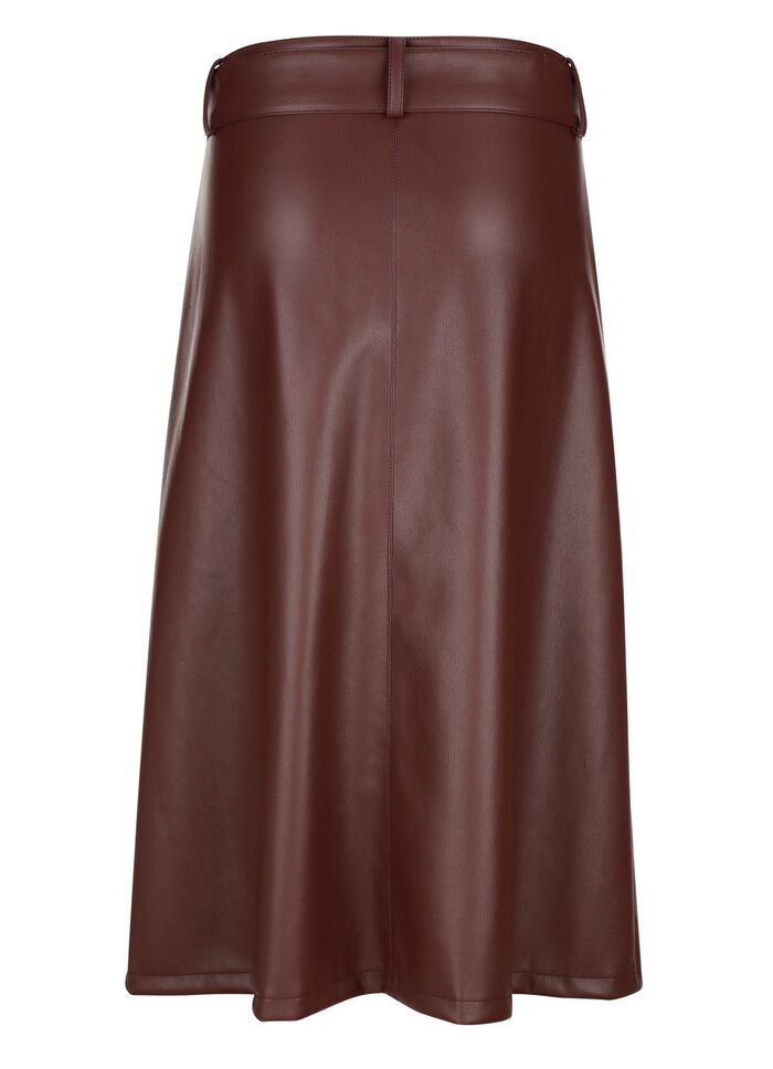 Rok gemaakt van zacht imitatienappaleer 