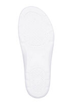 Tweepack klassieke damesmuiltjes, breedte H, met klittenbandsluiting 1x WIT, 1x ZWART