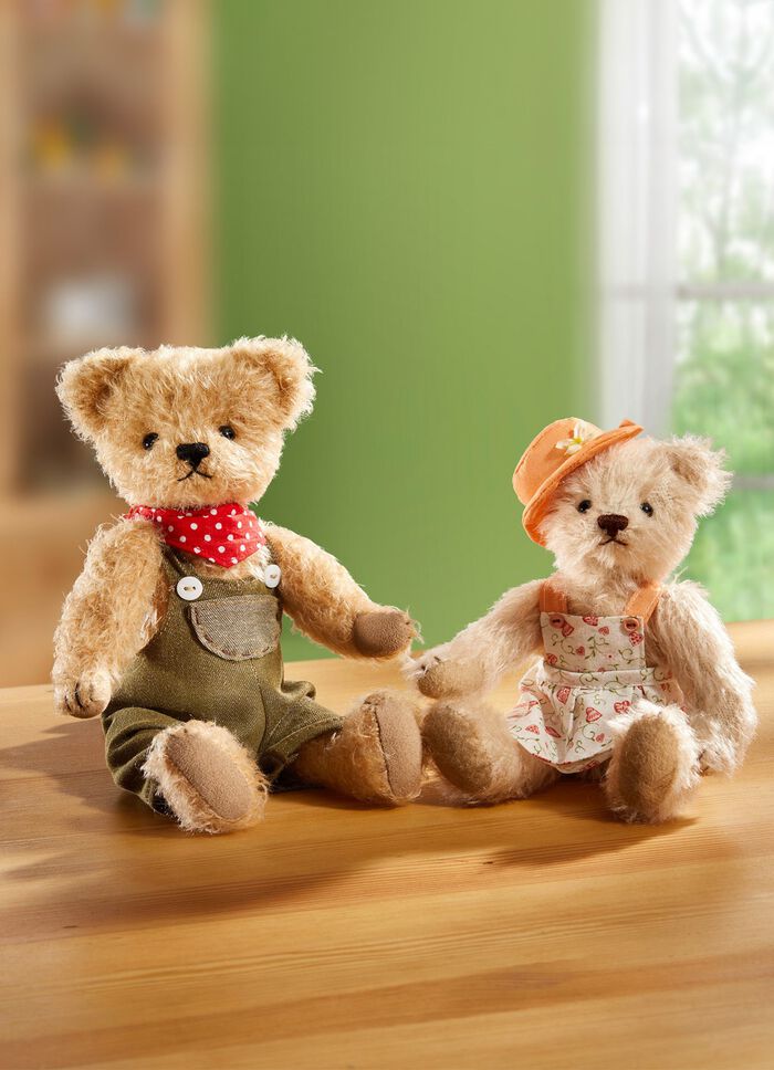 Teddy gemaakt van hoogwaardig mohairpluche 