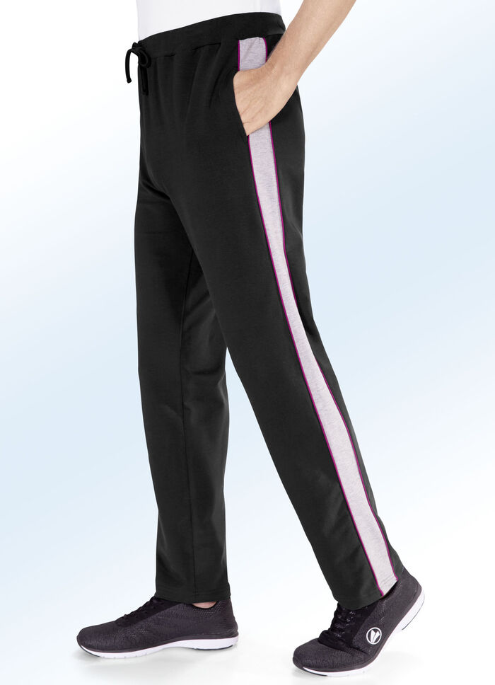 Vrijetijdsbroek van “Plantier” in 3 kleuren ZWART