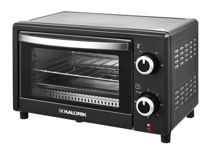 Compacte mini-oven met infraroodtechniek ZWART