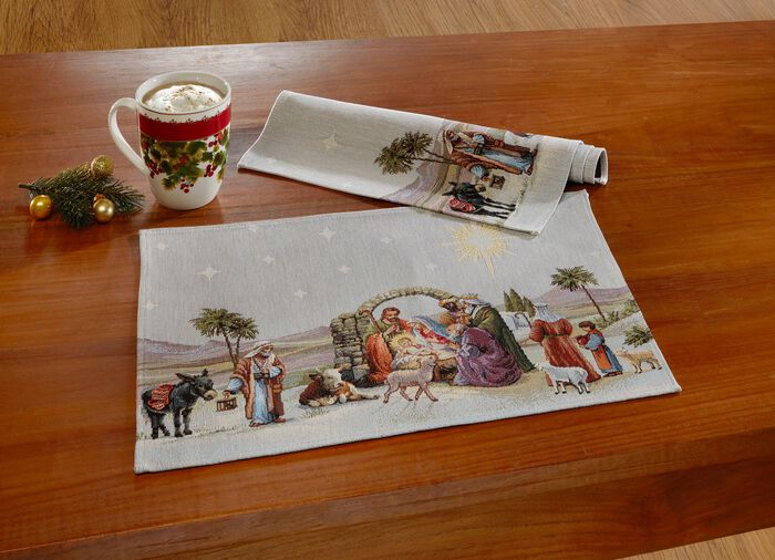 Tafel- en kamerdecoratie van gobelin 