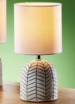 Keramische tafellamp WIT