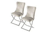 Trendy eetkamerstoelen set van 2 CRÈME