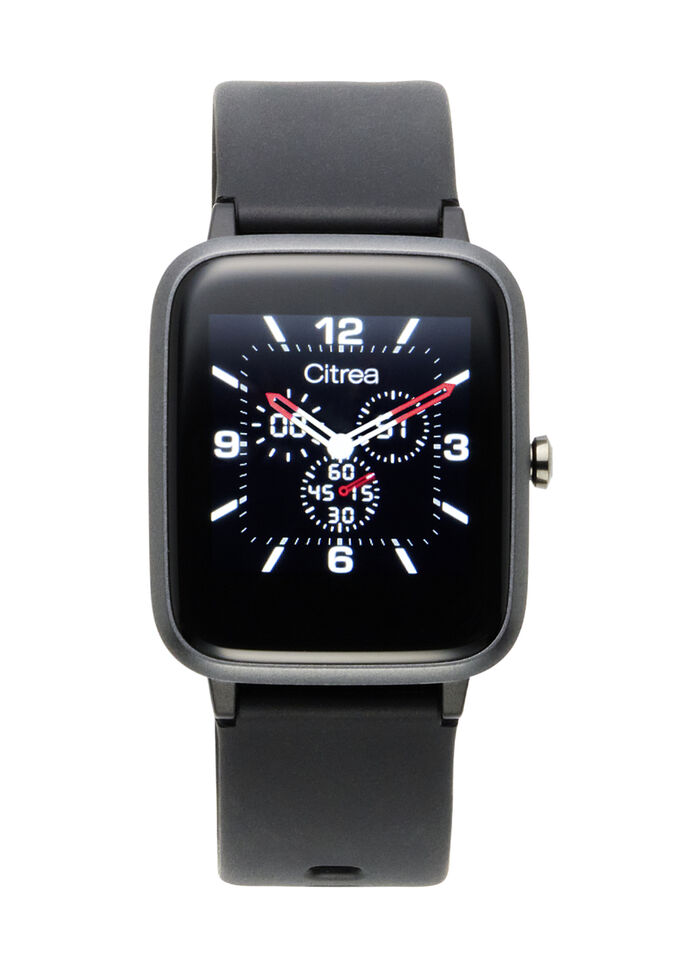 Smartwatch met siliconen band