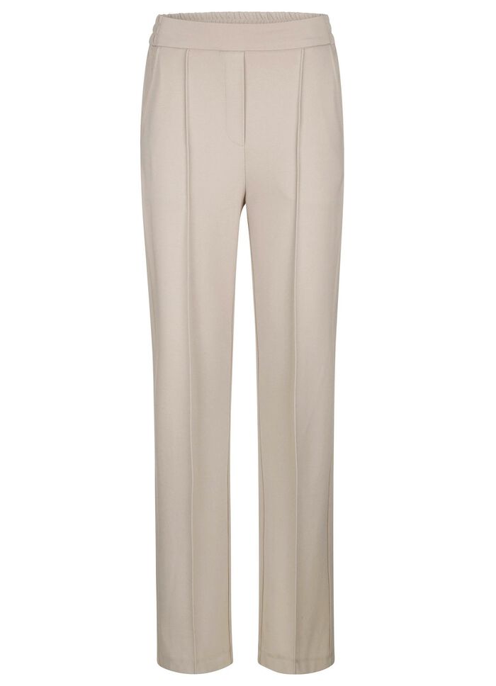 Broek met geperste vouwen 