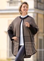 Poncho met open voorkant 