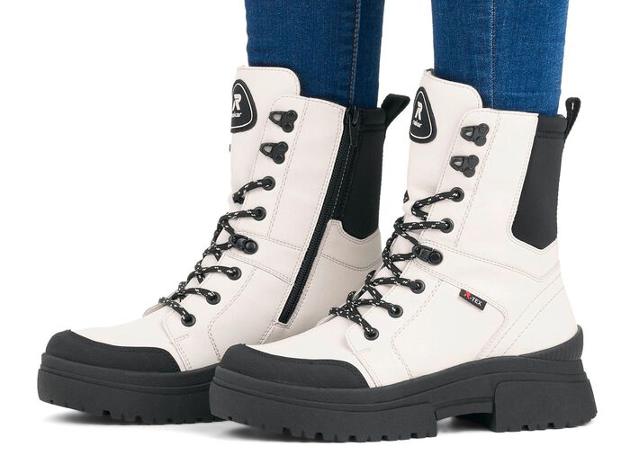 Rieker enkellaarsjes van nappaleer 