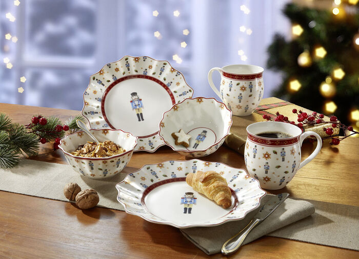 Notenkraker ontbijtset, 6-delig 