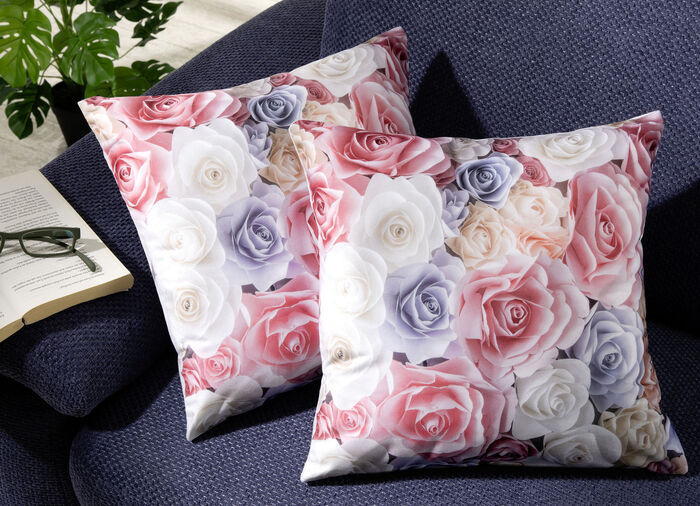 Kussensloop in fluweellook 