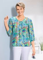 Tuniek met decoratieve plooien 