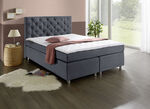 Boxspringbed met topmatras ANTRACIET