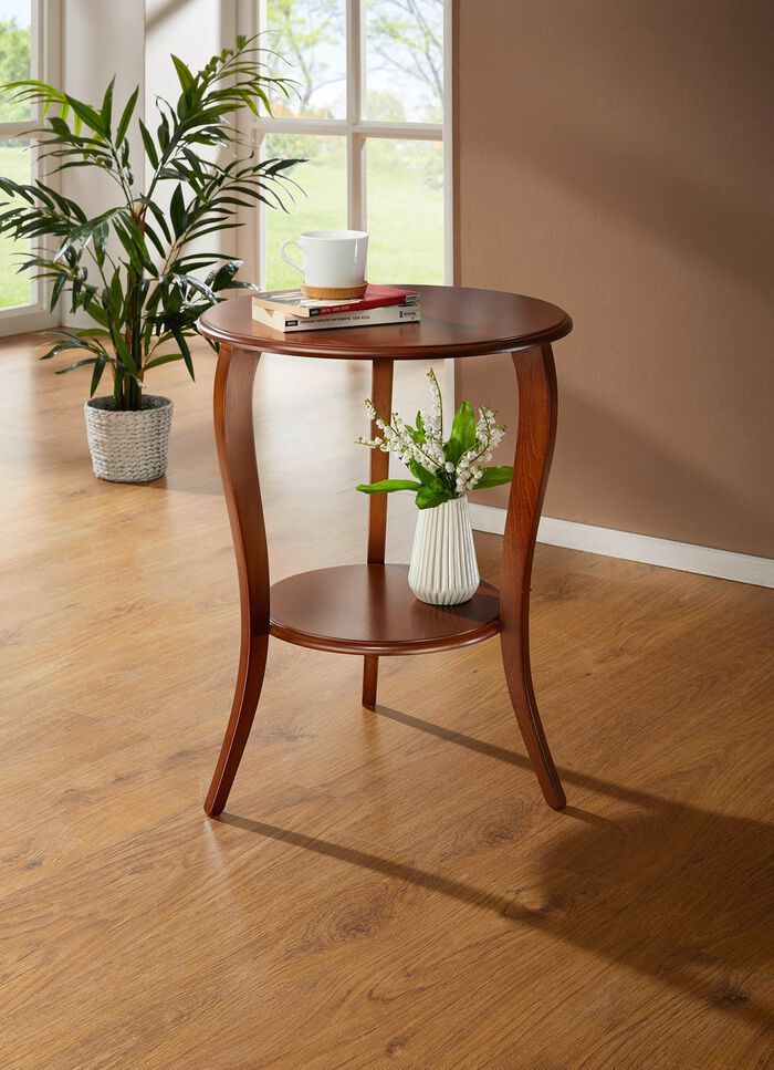 Bijzettafel NOTENHOUT