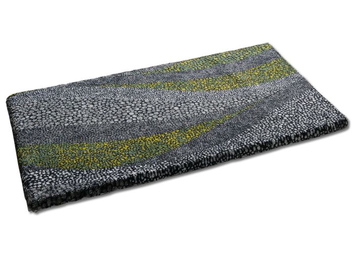 Badmat met een rijkelijk bedrukt moza&iuml;ek-golfdessin 