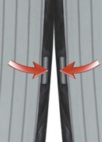 Insectengordijn met magneetsysteem, sluit automatisch! 